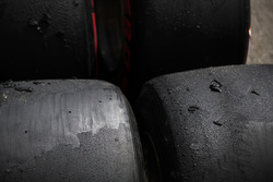 Worn tyres