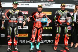 Jonathan Rea, Kawasaki Racing, Marco Melandri, Aruba.it Racing-Ducati SBK Team, Tom Sykes, Kawasaki Racing