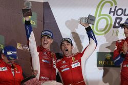 Podio  LMGTE Pro: segundo lugar James Calado, Alessandro Pier Guidi, AF Corse