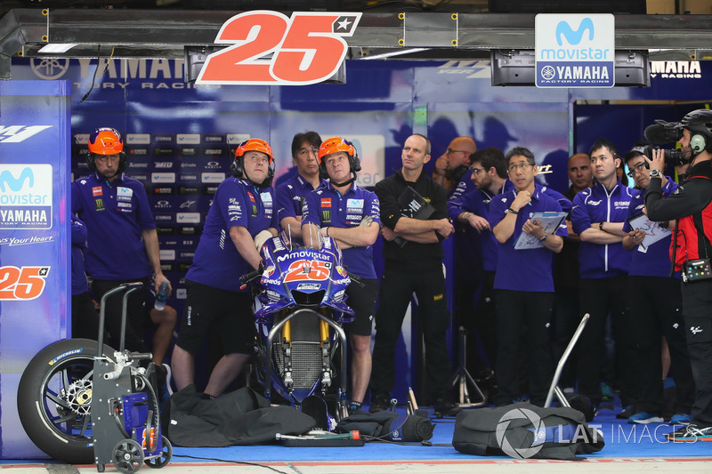 Garage de Maverick Viñales, Yamaha Factory Racing