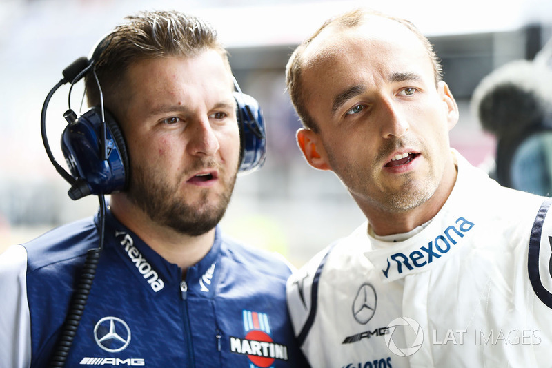 Un ingegnere con Robert Kubica, Williams Martini Racing