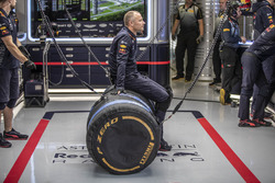 Des mécaniciens de Red Bull Racing
