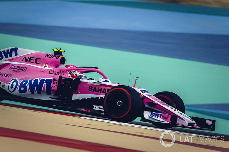 8: Esteban Ocon, Force India VJM11, 1'29.874