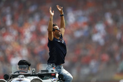 Daniel Ricciardo, Red Bull Racing, at drivers parade