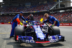 Brendon Hartley, Toro Rosso STR13, op de grid