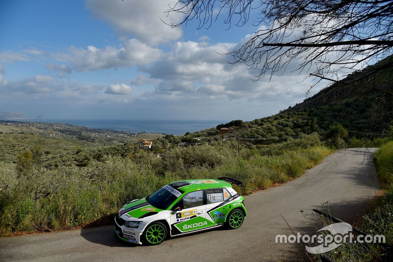 Umberto Scandola, Guido D'Amore, Skoda Fabia R5, SA Motorsport Italia