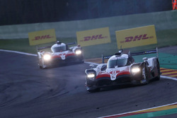 #8 Toyota Gazoo Racing Toyota TS050: Sébastien Buemi, Kazuki Nakajima, Fernando Alonso, #7 Toyota Gazoo Racing Toyota TS050: Mike Conway, Jose Maria Lopez, Kamui Kobayashi