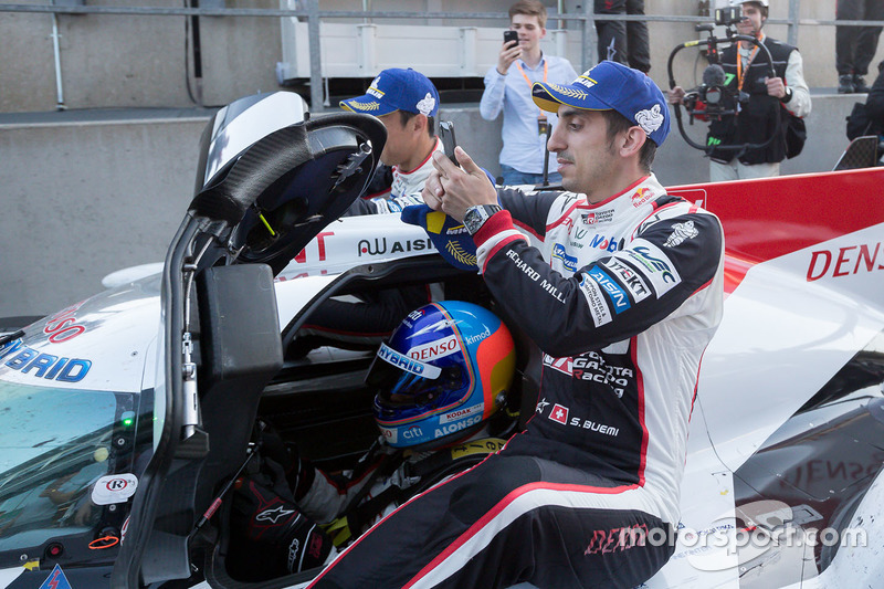 Race winners #8 Toyota Gazoo Racing Toyota TS050: Sébastien Buemi, Kazuki Nakajima, Fernando Alonso