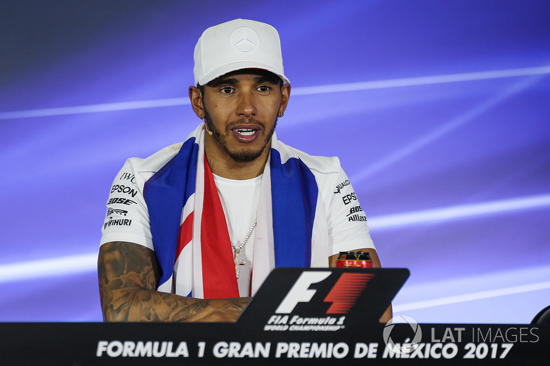 Le Champion du monde 2017 Lewis Hamilton, Mercedes AMG F1