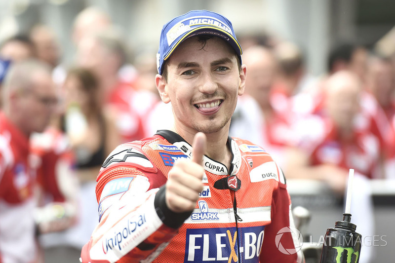 Il secondo classificato Jorge Lorenzo, Ducati Team