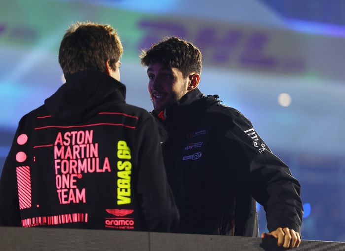 Lance Stroll, Aston Martin Racing, Esteban Ocon, Haas F1 Team