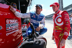Tony Kanaan, Chip Ganassi Racing Chevrolet, Scott Dixon, Chip Ganassi Racing Chevrolet