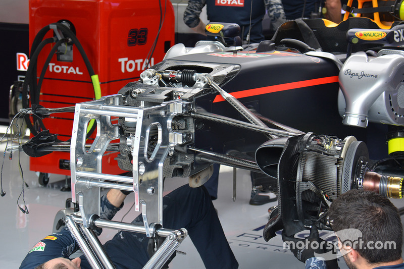 Red Bull RB12: Vorderradaufhängung
