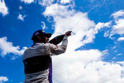 Podio: il terzo classificato Jean-Eric Vergne, DS Virgin Racing