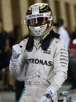 Polesitter Lewis Hamilton, Mercedes AMG F1 Team