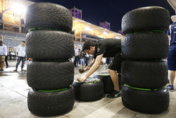 Mercedes AMG F1 Team mechanics at work