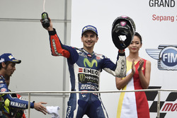 Podium: troisième place Jorge Lorenzo, Yamaha Factory Racing