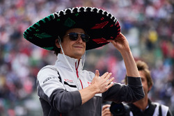 Esteban Gutierrez, Haas F1 Team on the drivers parade