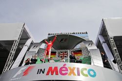 Podium: tercero, Sebastian Vettel, Ferrari