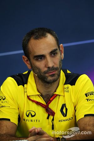 Cyril Abiteboul, Renault Sport F1 Managing Director in the FIA Press Conference
