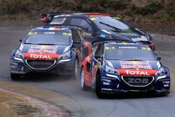 Timmy Hansen, Team Peugeot Hansen, et Sébastien Loeb, Team Peugeot Hansen
