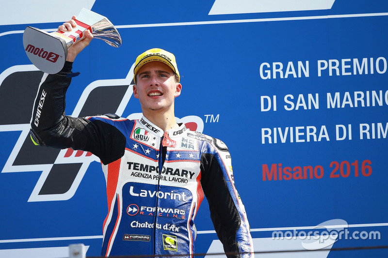 Race winner Lorenzo Baldassarri, Forward Racing