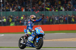 Race winner Maverick Viñales, Team Suzuki MotoGP