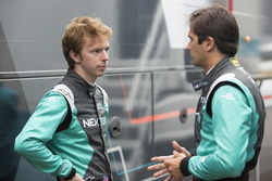 Oliver Turvey, NEXTEV TCR Formula E Team; Nelson Piquet Jr., NEXTEV TCR Formula E Team