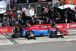 Mikhail Aleshin, Schmidt Peterson Motorsports Honda, dans les stands