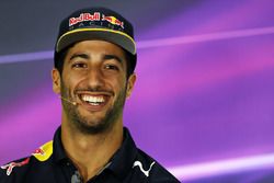 Persconferentie: derde positie Daniel Ricciardo, Red Bull Racing RB12