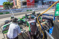 Conor Daly, Dale Coyne Racing Honda, pit action