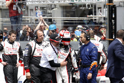 #5 Toyota Racing Toyota TS050 Hybrid: Kazuki Nakajima with Rob Leuben, Toyota Motorsport after the c