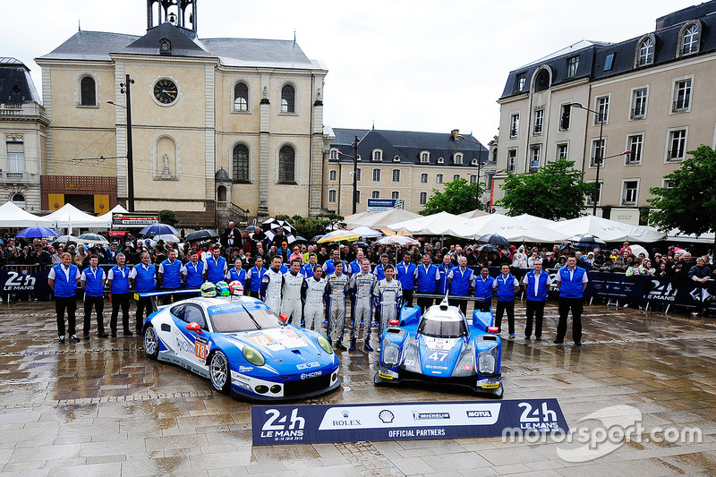 #78 KCMG Porsche 911 RSR: Christian Ried, Wolf Henzler, Joel Camathias, #47 KCMG Oreca 05 - Nissan: 