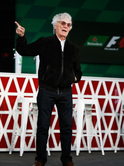 Bernie Ecclestone, lors de l'annonce de sponsoring d'Heineken