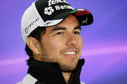 Sergio Perez, Sahara Force India F1 in the FIA Press Conference