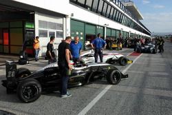 Le monoposto nella pitlane di Misano