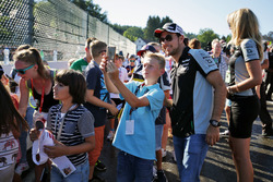Sergio Perez, Sahara Force India F1 with fans