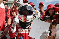 Un fan de Sebastian Vettel, Ferrari