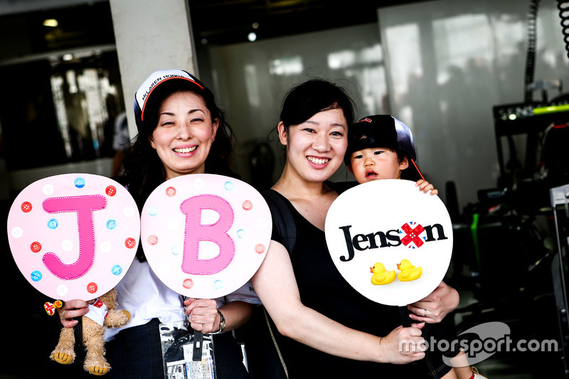 Fans von Jenson Button, McLaren