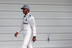 Lewis Hamilton, Mercedes AMG F1 in qualifying parc ferme
