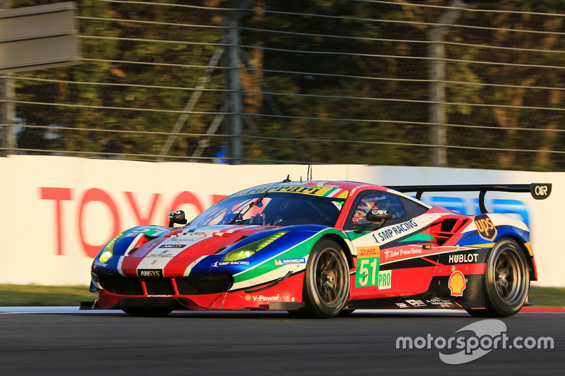 #51 AF Corse Ferrari 488 GTE: Gianmaria Bruni, James Calado