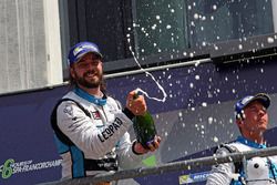 Podium: second place Stefano Comini, Leopard Racing, Volkswagen Golf GTI TCR