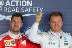 Polesitter: Nico Rosberg, Mercedes AMG F1 Team, second place Sebastian Vettel, Ferrari