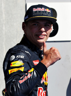 Max Verstappen, Red Bull Racing en parc ferme