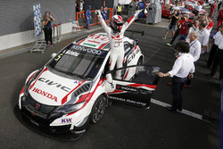 Winner Norbert Michelisz, Honda Racing Team JAS, Honda Civic WTCC
