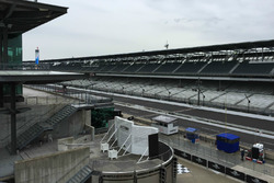Rain over Indianapolis Motor Speedway