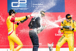 podium:Pierre Gasly,Antonio Giovinazzi ,Oliver Rowland