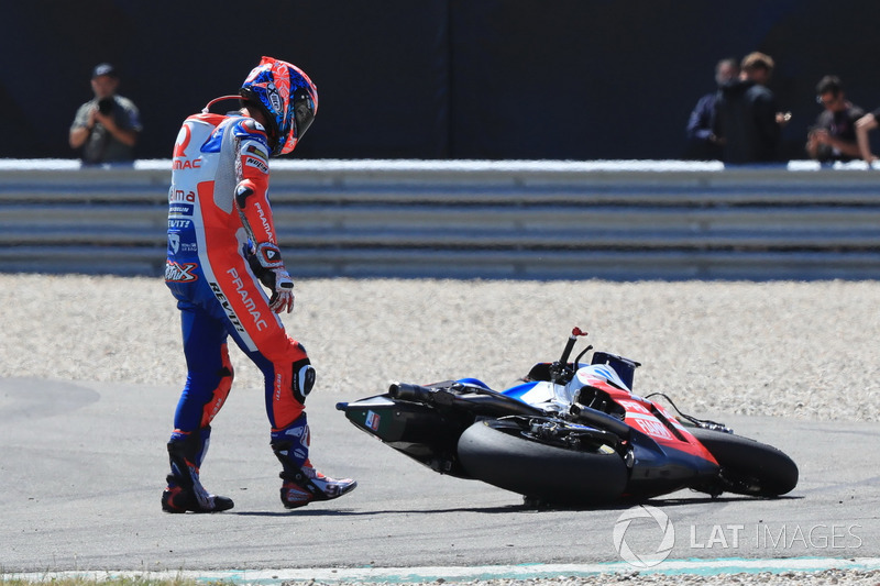 Danilo Petrucci, Pramac Racing after the crash