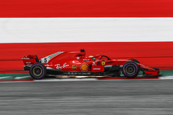 Sebastian Vettel, Ferrari SF71H and sparks