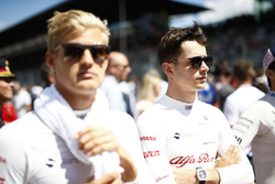 Marcus Ericsson, Sauber, and Charles Leclerc, Sauber